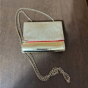 payless shoe source Small gold purse Bag Long Chain Strap